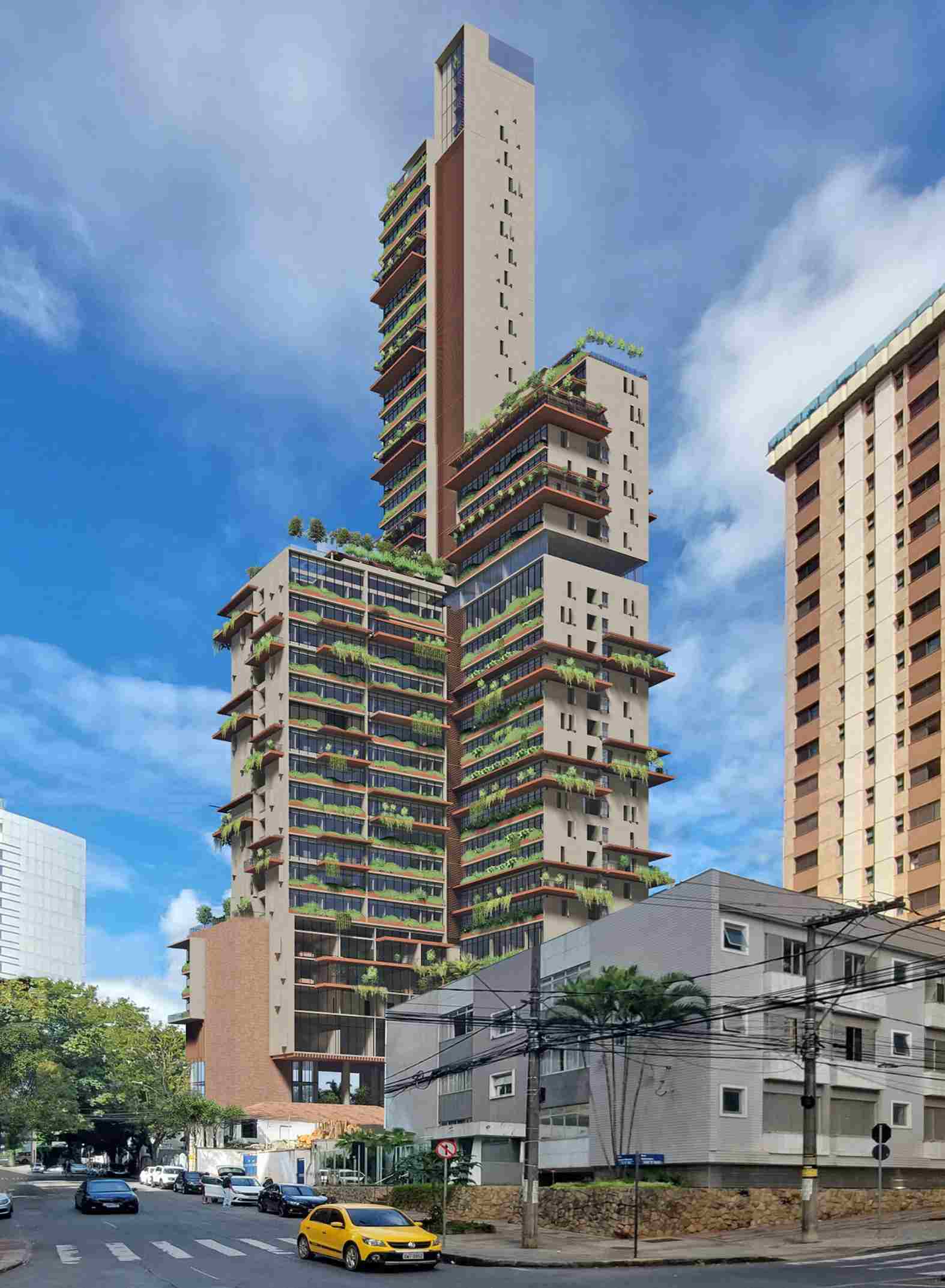 Fachada do Edifício Híbrido Fido 5.0