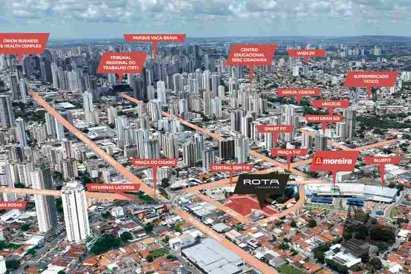 Localização do Rota Panorama