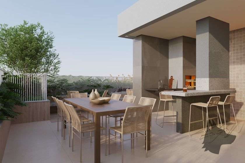 Espaço gourmet do Solo Vaca Brava