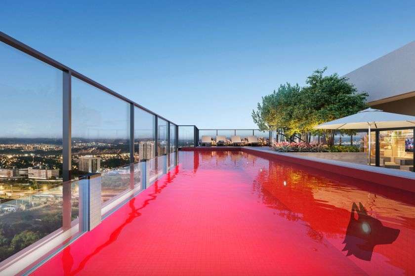 Red Pool do Emirates Parque Flamboyant