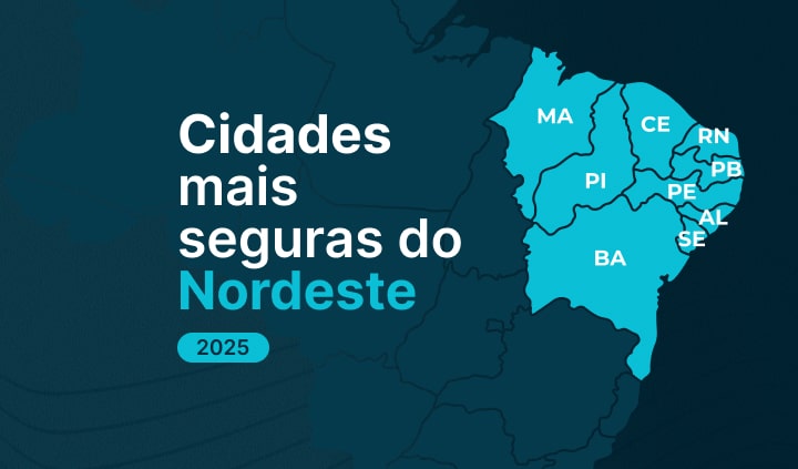 Cidades mais seguras do Nordeste em 2025