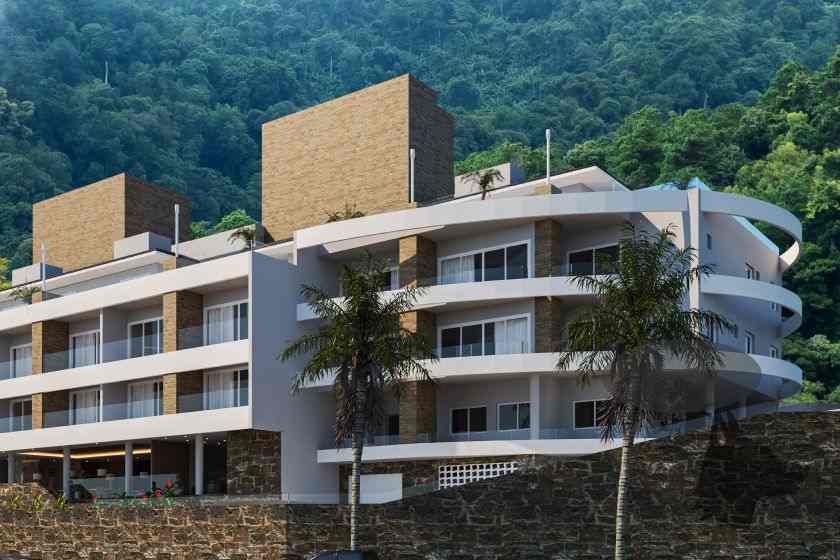 Fachada do Lunna Jurerê Residence