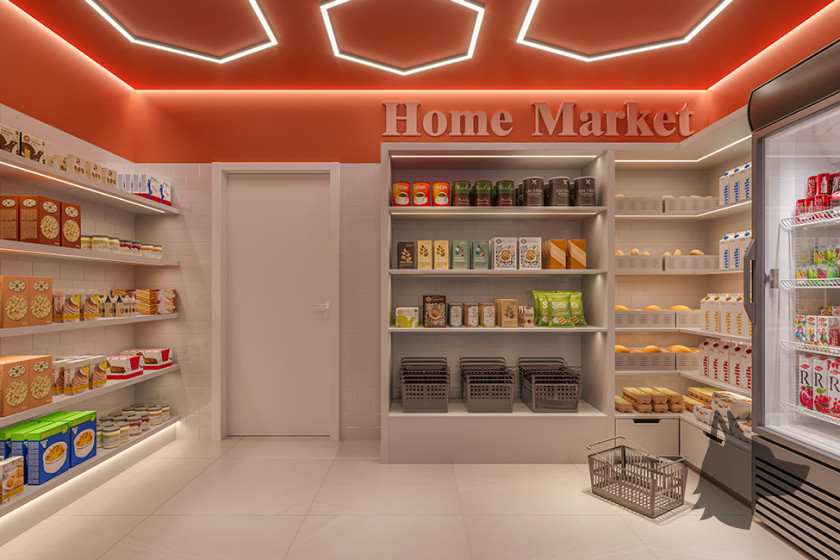 Minimercado do Upper Smart Home