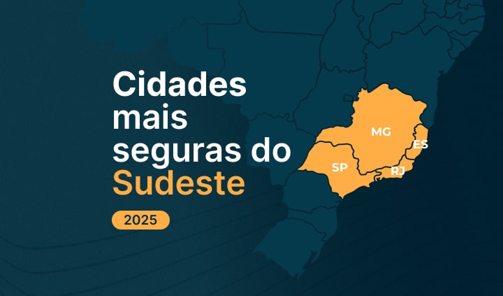 Ranking das cidades mais seguras do Sudeste do Brasil em 2025