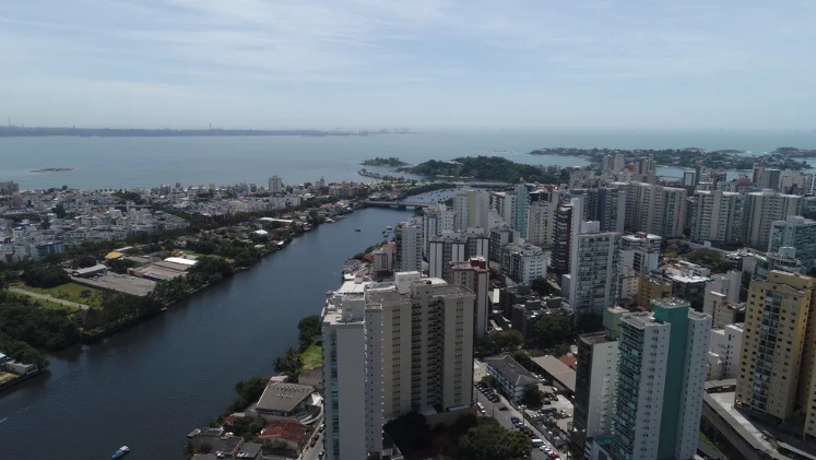 Vista do Barro Vermelho em Vitória, ES