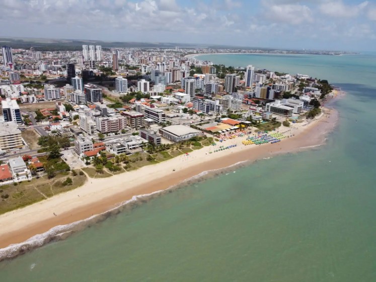 Vista aérea do Jardim Oceânia em João Pessoa