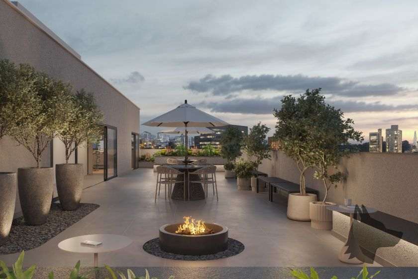 Fireplace do ORB Residence