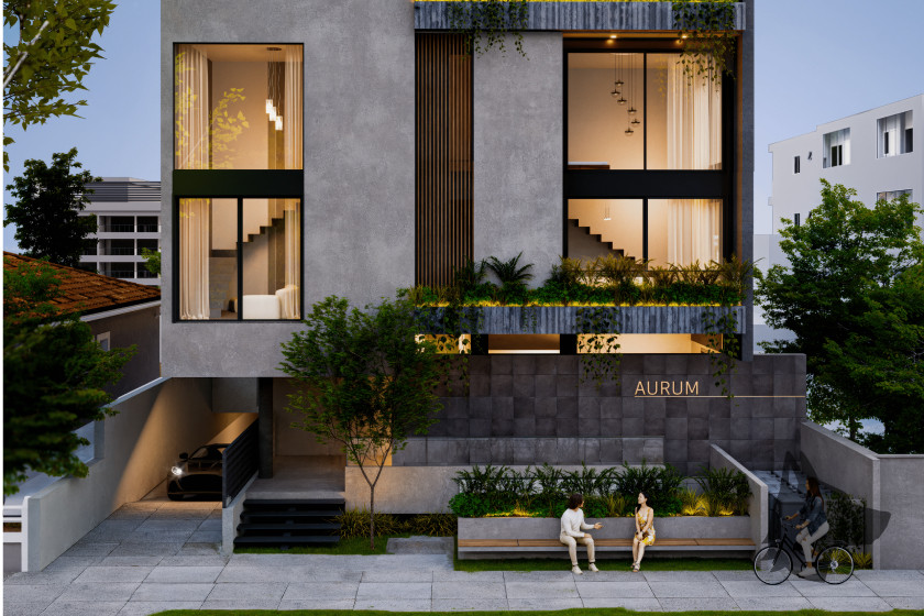 Fachada do Aurum Blue View