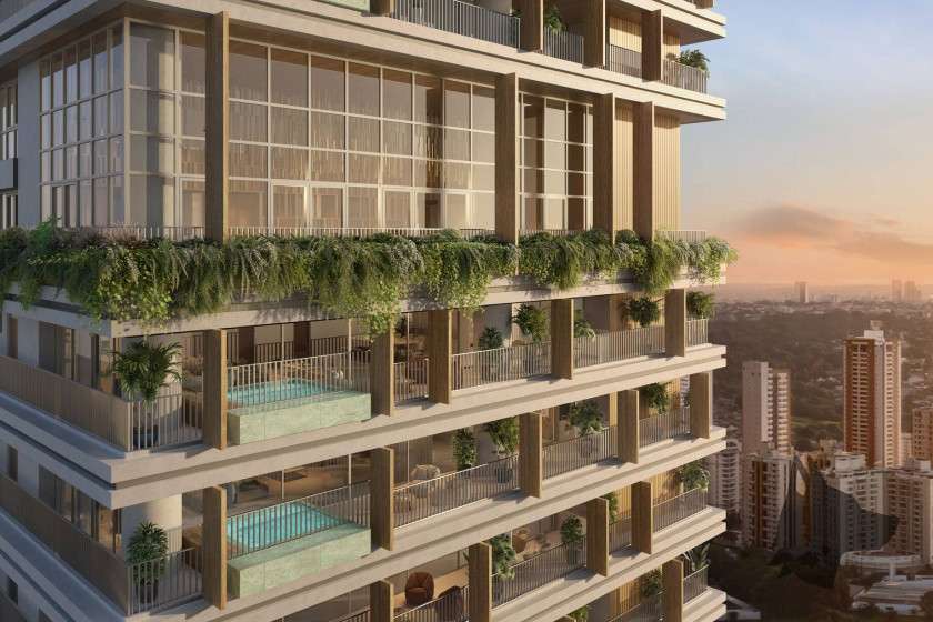 Fachada do Legítimo Flamboyant Residencial