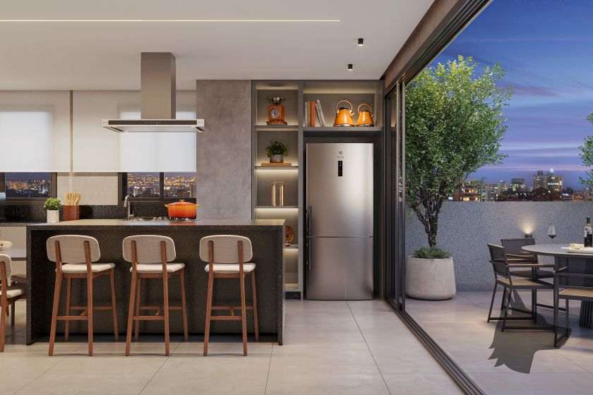 Espaço gourmet do Pulse Estoril