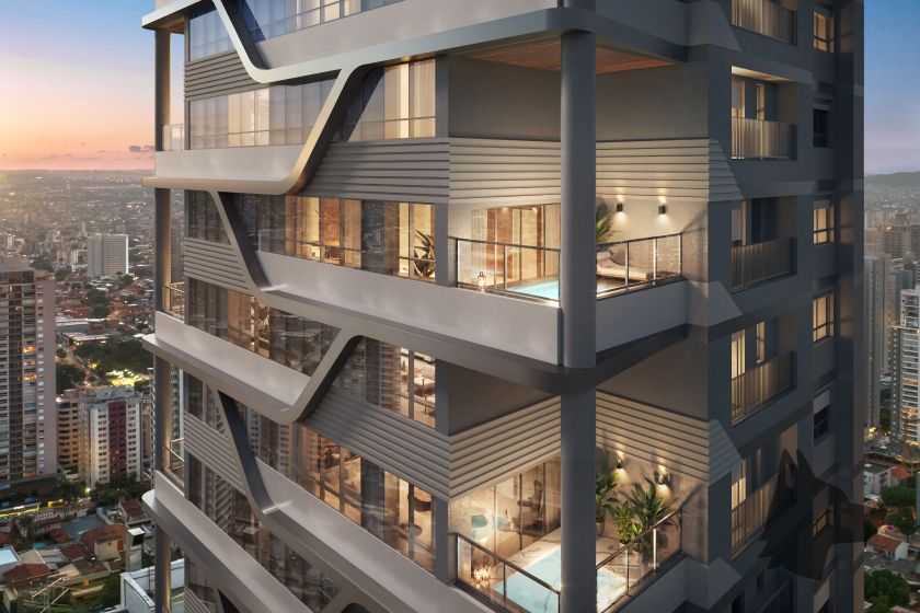 Fachada do City 23 by Pininfarina