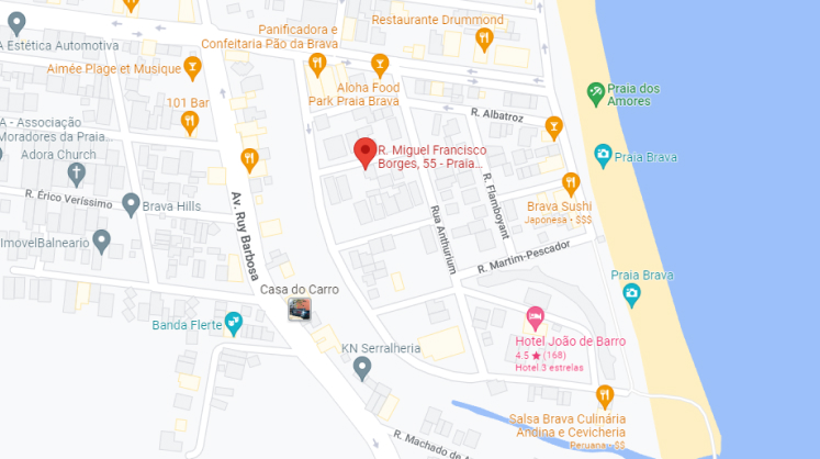 localização do Brava Vel Residence