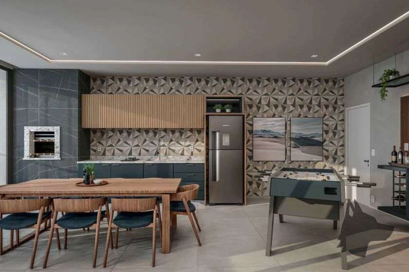 Espaço gourmet do Collina Del Mare