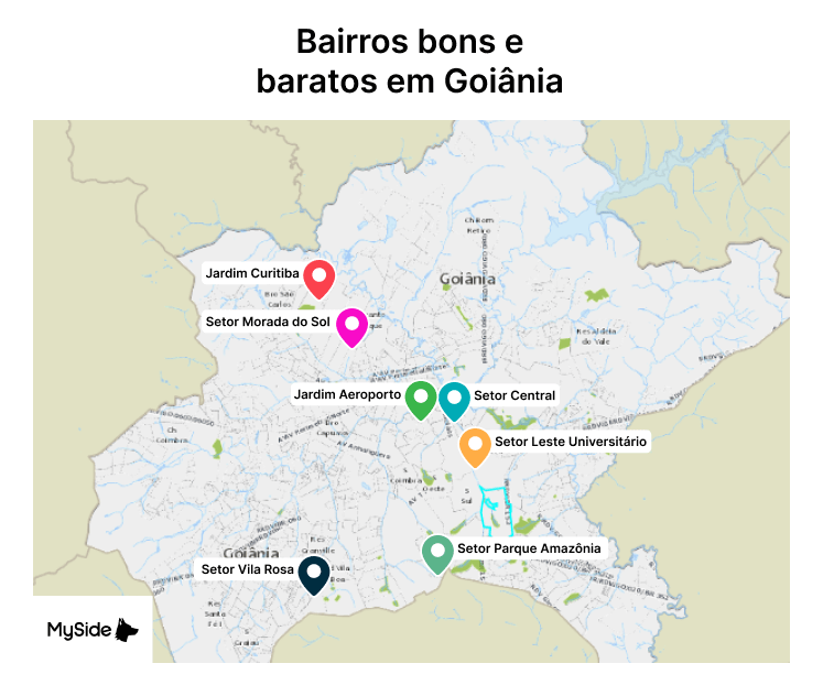 Conheça aqui os bairros bons e baratos em Goiânia
