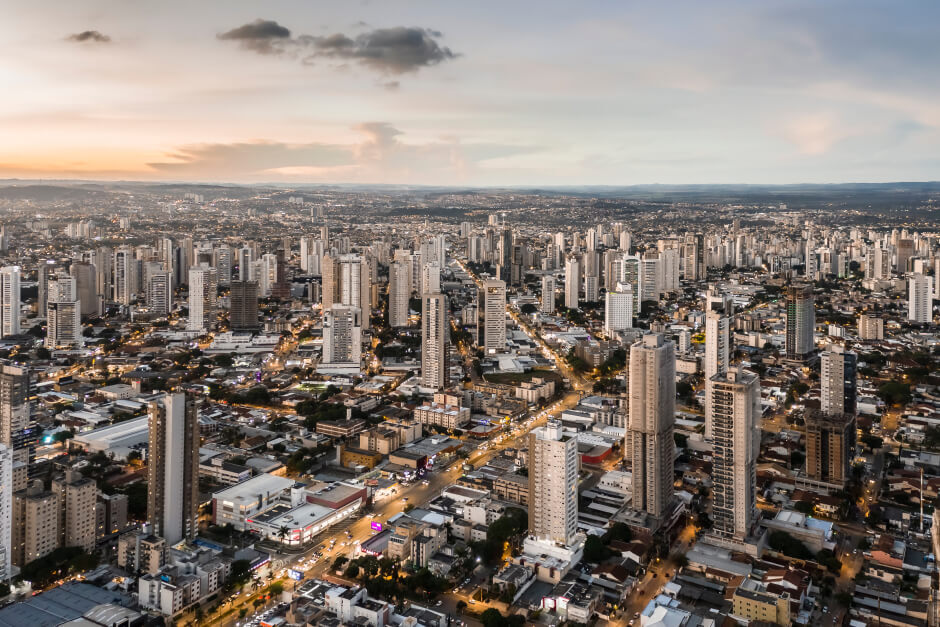 Foto áerea de Goiânia