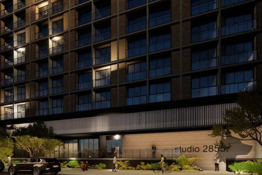 Fachada do Smart Living Studio 2855