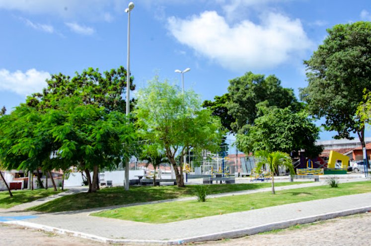 Praça Jorge Valcasser no bairro Castelo Branco em João Pessoa