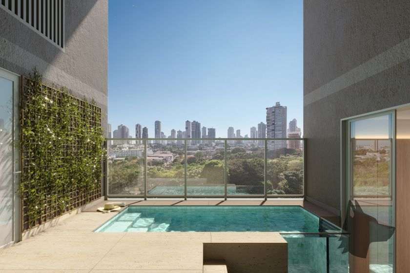 Piscina privativa do City Park Royal