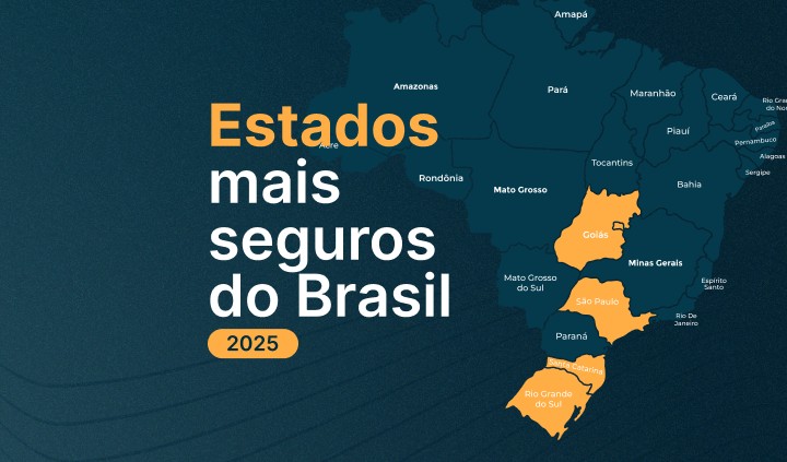 Estados mais seguros do Brasil 2025