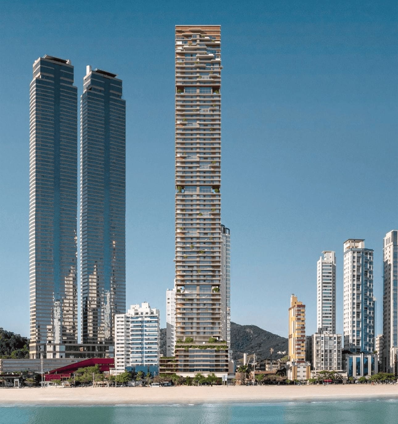 Fachada Armani Casa Residences by Embraed