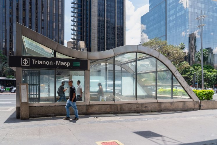 Estação Trianon-Masp na Av. Paulista em São Paulo