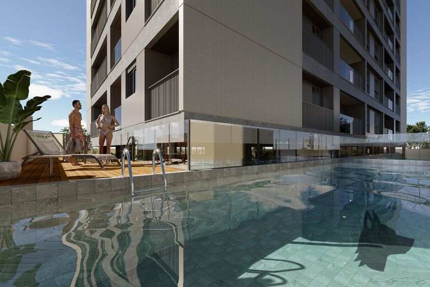 Piscina do Anna Kafer Residence