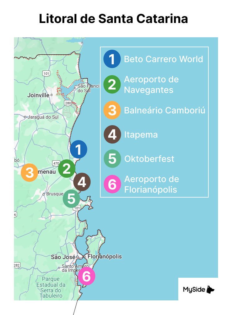 Localização de Balneário Camboriú