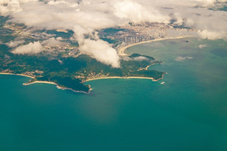 Vista aérea Balneário Camboriú