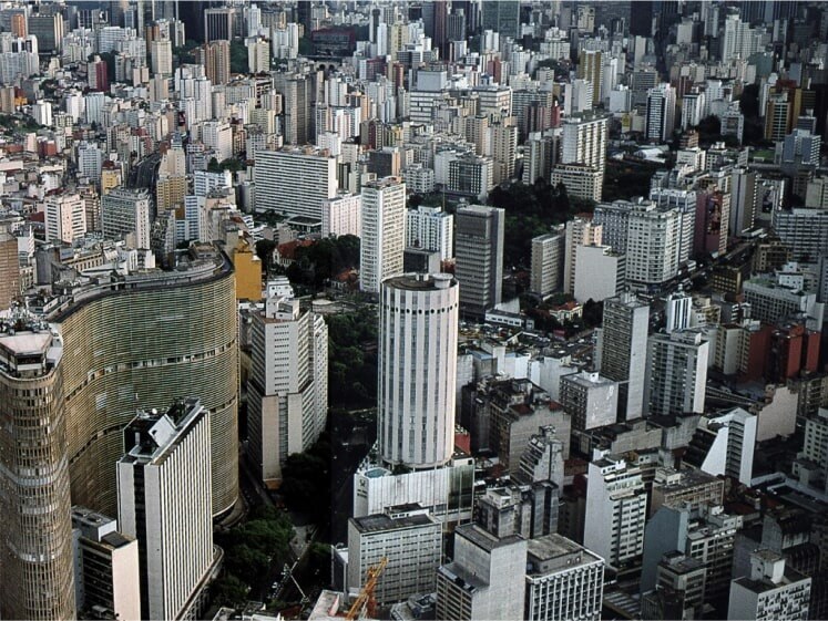 Vista aérea de São Paulo