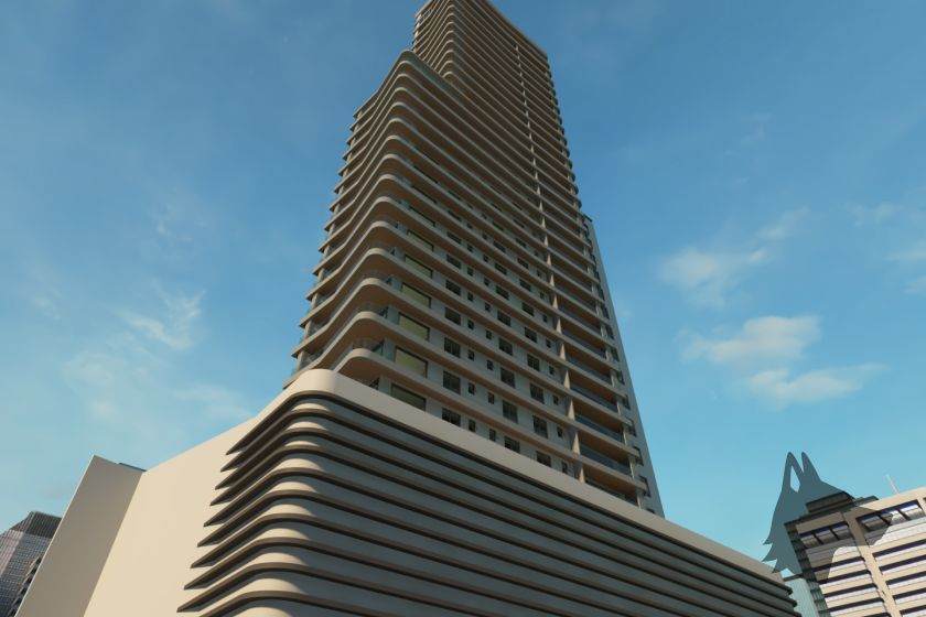 Fachada do Chelsea 922 Art Residences