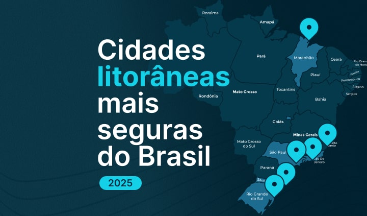 Cidades litorâneas mais seguras do Brasil