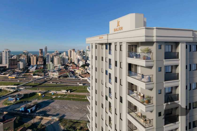 Vista aérea do Residencial Galileu