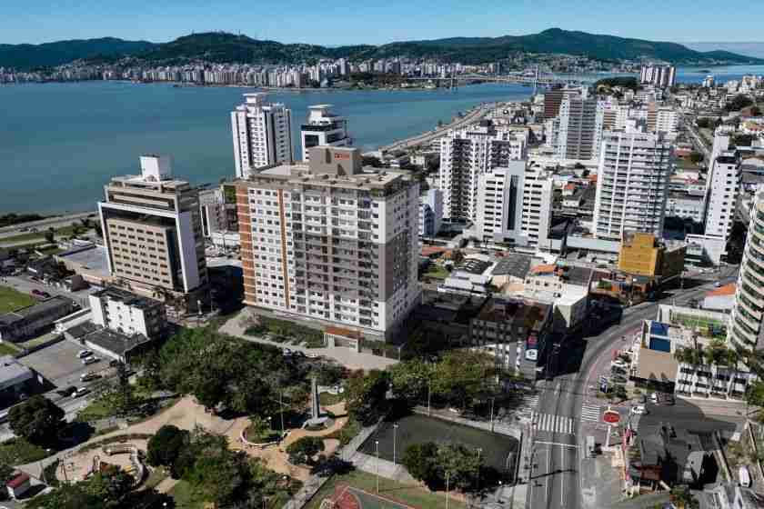 Vista aérea do Villa Vauban