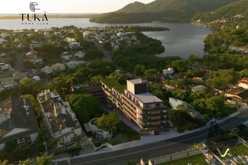 Vista aérea do Tukã Home Club