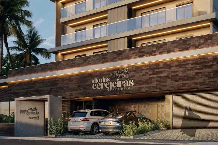 Fachada do Alto das Cerejeiras Residence