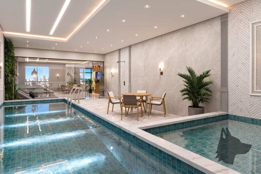 Piscina coberta do The Palazzo Residence