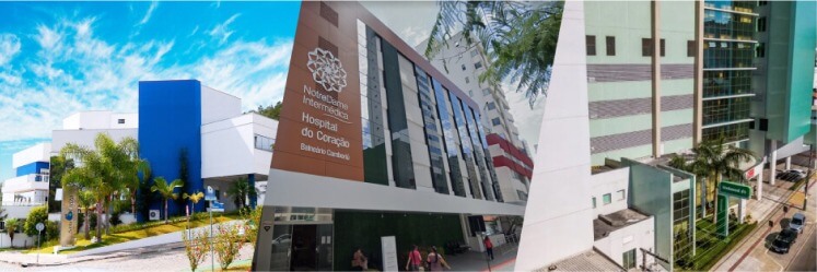 Fotos dos hospitais localizados na Aribabá em Balneário Camboriú
