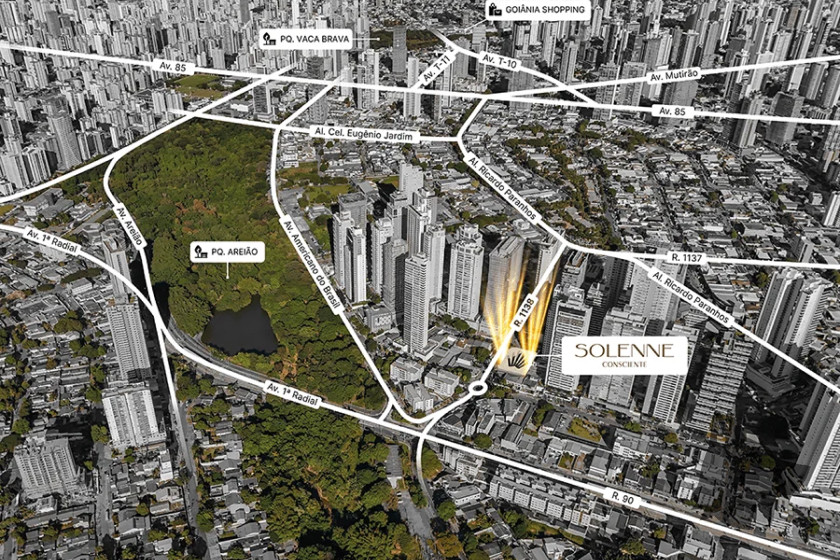 Localização do Solenne Consciente