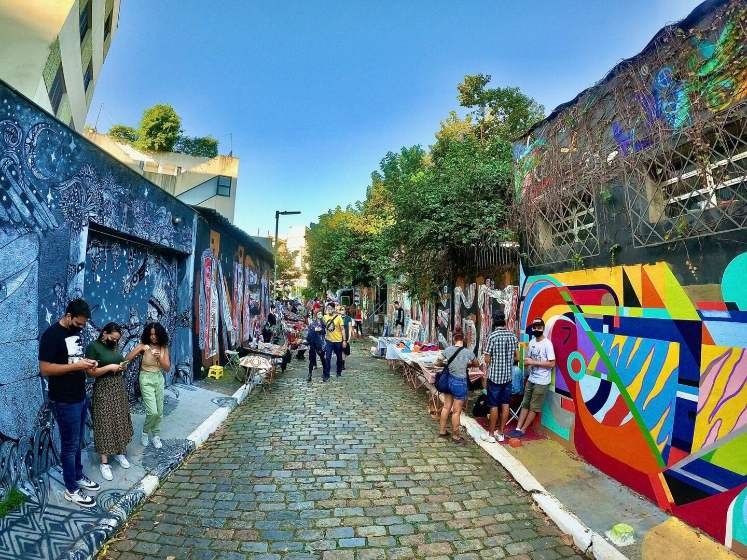 Vila Madalena em São Paulo