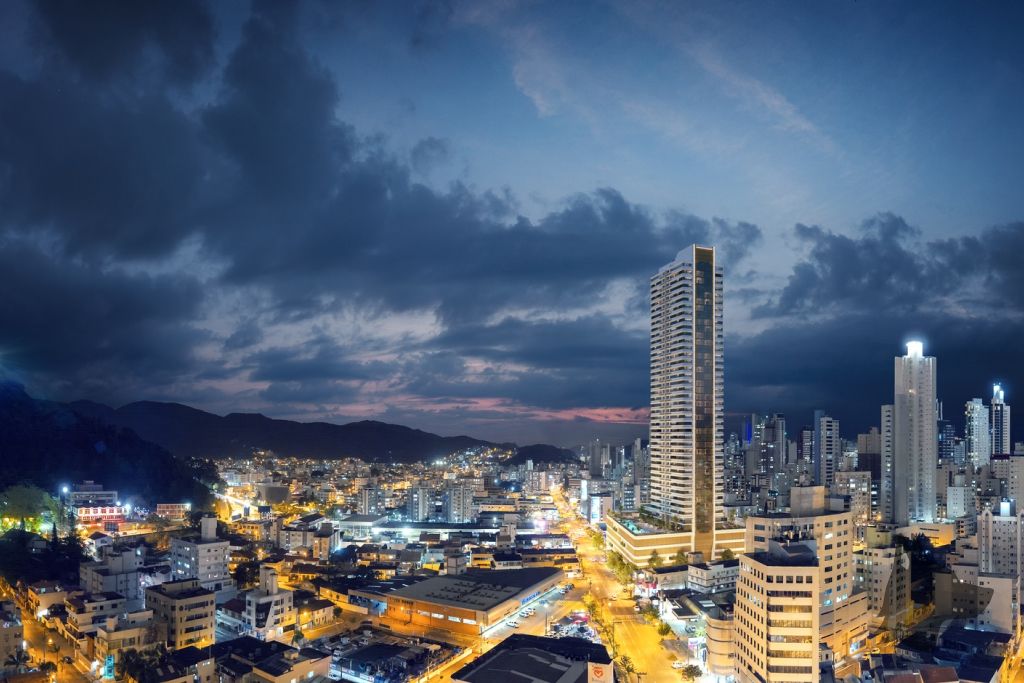 Fachada do La Cittá by Pininfarina