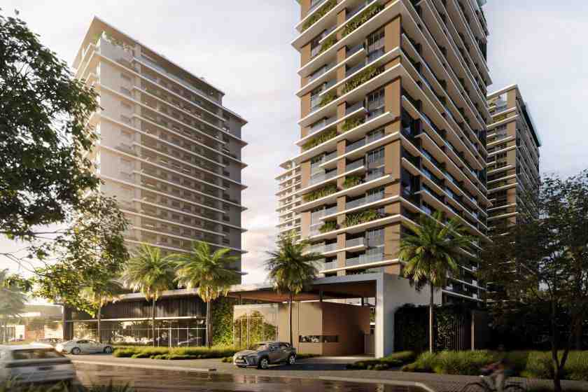 Fachada do Isla Residencial Clube