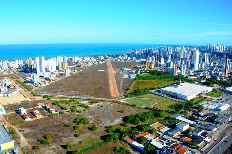 Vista aérea do Aeroclube em João Pessoa