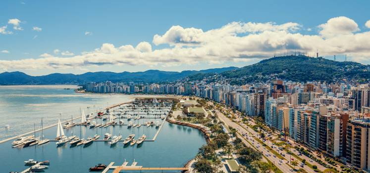 Marina de Florianópolis. (Reprodução/Prefeitura de Florianópolis)