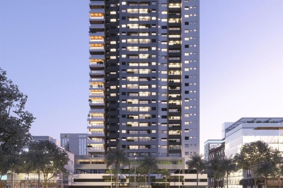 Fachada do edifício Urbani Vista Home, em Goiânia