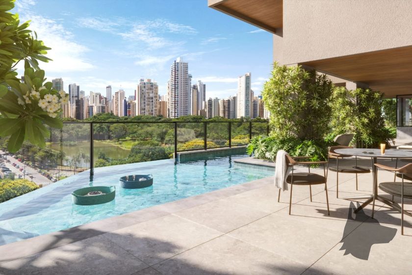 Piscina do Lodge Vaca Brava