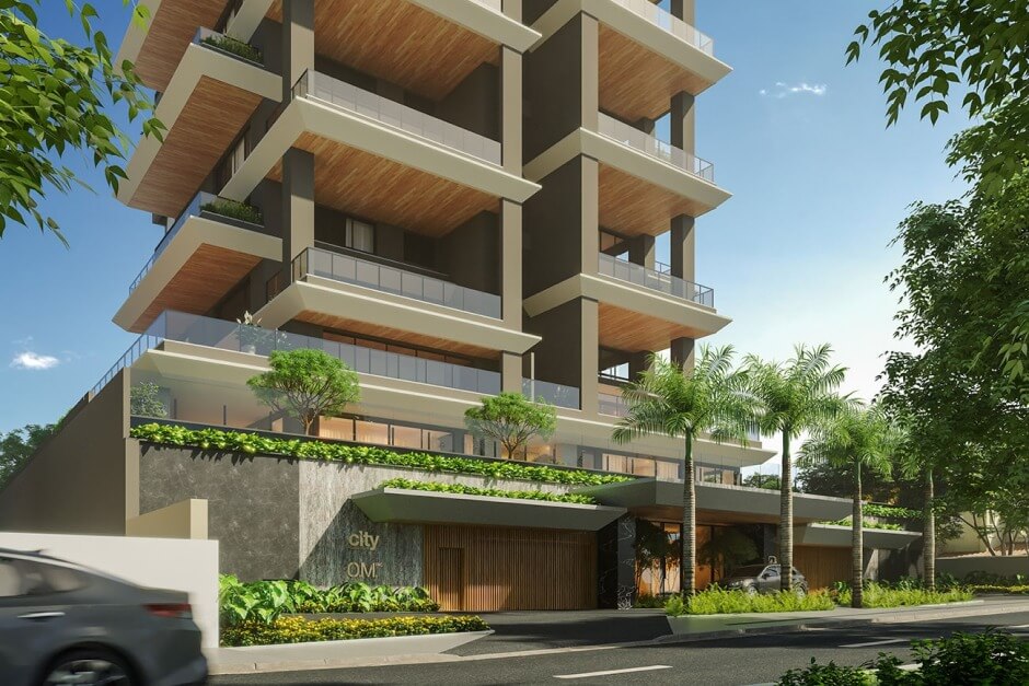 Fachada do edifício Legacy City Home
