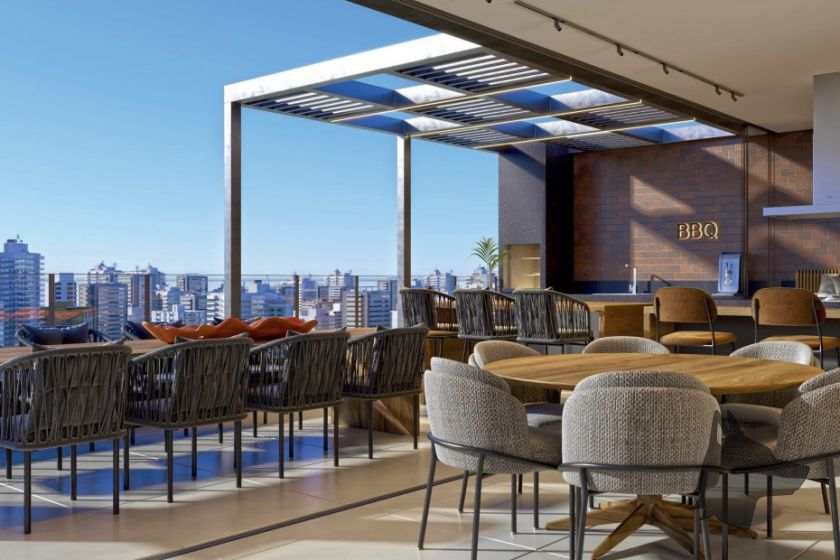 Espaço gourmet do Garden Silva Lobo