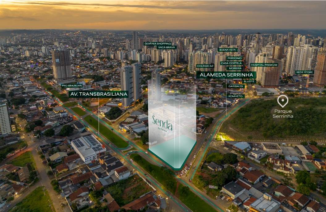 Localização do Senda by Palme