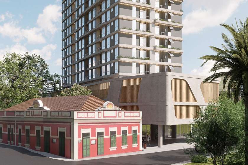 Fachada do Residencial Armazém Vieira