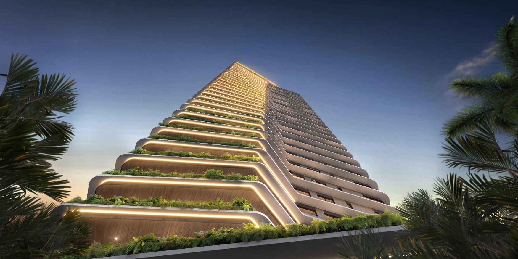 Fachada do Maringá Tower